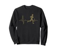 Running Tee for Men - Runners Heartbeat Funny Sweatshirt