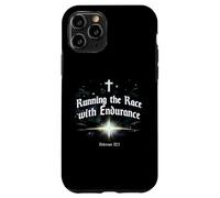 Running the Race with Endurance Hebrews 12:1 Christian Case for iPhone 11 Pro
