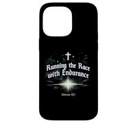 Running the Race with Endurance Hebrews 12:1 Christian Case for iPhone 14 Pro Max