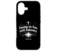 Running the Race with Endurance Hebrews 12:1 Christian Case for iPhone 17