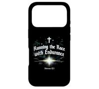 Running the Race with Endurance Hebrews 12:1 Christian Case for iPhone 17 Pro