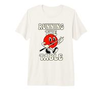 Running The Table Retro Billiards Pool Ball Player Premium T-Shirt