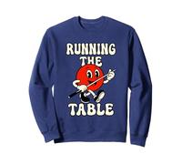 Running The Table Retro Billiards Pool Ball Player Sweatshirt