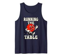 Running The Table Retro Billiards Pool Ball Player Tank Top
