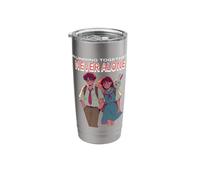 Running Together Always Connected Anime Nostalgia Message Stainless Steel Insulated Tumbler