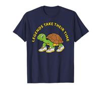 Running Tortoise Marathon Jogging Slow Fun Run Tortoise T-Shirt