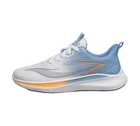 Running Trainers for Mens Anti-Slip Wide Width Lightweight Comfortable Cushioned Shoes Breathable Arch Support Orthopedic Shoe Gym Outdoor Athletic Mountain Trainer (Light Blue, 8)