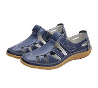 Running Trainers Womens Arch Support Casual Extra Wide Fit Trainers Ladies Walking Orthopaedic Shoes Adjustable Hook and Loop Athletic Sneakers Prime Deals of The Day Dark Blue