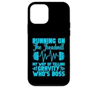 Running Treadmill Funny Training Runner Who's Boss Men Women Case for iPhone 12 mini