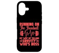 Running Treadmill Funny Training Runner Who's Boss Men Women Case for iPhone 17