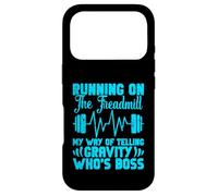 Running Treadmill Funny Training Runner Who's Boss Men Women Case for iPhone 17 Pro
