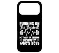Running Treadmill Funny Training Runner Who's Boss Men Women Case for iPhone 17 Pro Max