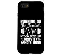 Running Treadmill Funny Training Runner Who's Boss Men Women Case for iPhone SE (2020) / 7/8