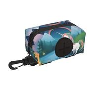 running unicorns Pet travel garbage bag storage bag Essentials for hiking or camping in the countryside Ensure you have an enjoyable experience