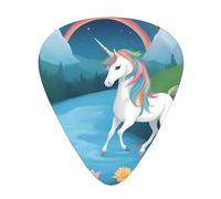 running unicornsGuitar Picks, 12-Piece Pattern Set, Three Different Thicknesses for Acoustic Electric Guitar and Other Instruments
