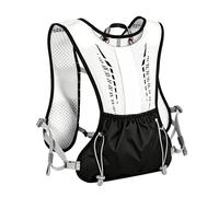 Running Vest - Adjustable Strap Hiking Chest Pack, Phone Touch Screen Pocket | 2 Key Hook Loops, 3 Layer Back Padding, 1 Pole Holder Ring For Mens Running Vest Outdoor Sports Racing Fitness Cycling