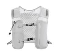 Running Vest Backpack, Adjustable Chest Straps Running Hydration Vest, Lightweight Breathable Pack, Secure Pockets, Multi-Use Functionality, 36x30x3cm, For Men, Women