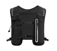Running Vest Backpack, Adjustable Chest Straps Running Hydration Vest, Lightweight Breathable Pack, Secure Pockets, Multi-Use Functionality, 36x30x3cm, For Men, Women