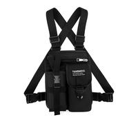 Running Vest Bag with Extra Storage Water-Resistant Lightweight Chest Pack for Men's Outdoor Hiking Workouts Cycling Running Chest Pack