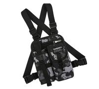 Running Vest Bag with Extra Storage Water-Resistant Lightweight Chest Pack for Men's Outdoor Hiking Workouts Cycling Running Chest Pack