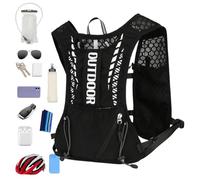 Running Vest, Chest Phone Holder, 14.17x6.69 inches Reflective Sports Gear with Adjustable Fit, Lightweight and Breathable, High Visibility Safety for Jogging, Gym, Hiking