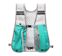 Running Vest - Expandable 500ml Flask Pocket Storage, Cycling High Visibility Night Safety Rig, 36x30x3cm Outdoor Fitness Trail EndurancePack, Nylon Fabric Shells | Sports Utility Carrier for Runners