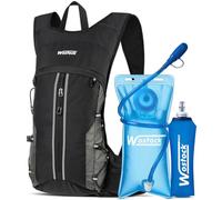 Running Vest for Women Men, Hydration Packs with 500ml Water & 2LWater Bladder, Outdoor Black Sport Multifunctional Running Vests, Cycling Climbing Hiking Running Backpacks Weighted Vest Unisex