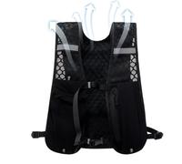 Running Vest - Hydration Backpack | Reflective Hydration Bladder for Cycling, Breathable, Exercise for Water Bottle, Keys, Cell Phone and Map Storage, Ultral Backpack, Black/White, Consulte la