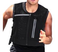 Running Vest Lightweight - Breathable Sports Chest Bag, Outdoor Hydration Pack | Adjustable Fit Portable Structure, Fitness Gear for Night Cycling Hiking Climbing Camping Gym Training Travel Outdoors