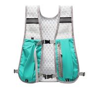 Running Vest - Reflective Hydration Vest | Phone Holder Chest Pack | Fanny Ligerawight Curring with 500ml Water Bottle Storage Pocket P, azul, Consulte la descripción, See description
