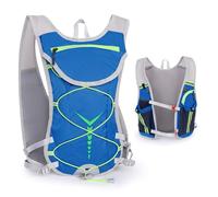 Running Vest Running Backpacks Lightweight, Reflective Running Vest Design, Outdoor Hiking Shoulder Bag, Outdoor Sport Multifunctional Camping Backpack (Blue)