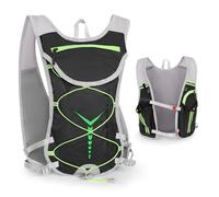 Running Vest Running Backpacks Lightweight, Reflective Running Vest Design, Outdoor Hiking Shoulder Bag, Outdoor Sport Multifunctional Camping Backpack (Black)