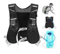 Running Vest, Running Backpacks Lightweight with 2L Water Bladder, Running Hydration Vest Hydration Backpack for Men & Women Trail Running, Cycling, Hiking & Marathons