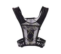Running Vest - Weighted Vest | Wearing Waistcoat | Breathable Mesh Chest Backpack with Reflective Strips | Large Capacity Bottle Bag Equipment for Men Men, multi-coloured, black red