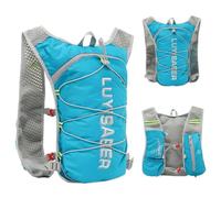 Running Vest with Water Bladder, Hydration Bag for Running, Reflective Hiking Backpack - Breathable Pads, Adjustable Shoulder Strap, Water Backpack for Cy