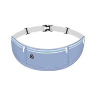 Running Waist Bag, Nylon Waterproof Material, Large Capacity, Multi-Function, Suitable for Commuting and Travel, Men's and Women's(Light Blue)