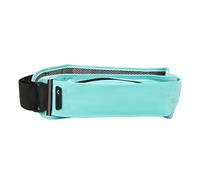 Running Waist Belt Jogging Water Bottle Bag Multiple Pockets Adjustable Comfortable Polyurethane Reflective Strip for Exercise Fitness Travel 60 85cm (Sky Blue)