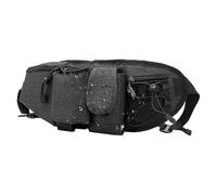Running Waist Belt | Waterproof and Adjustable Belt Pouch | Sports Bill Holder for Hiking, Biking, Walking, Travel, Camping, Gym, Jogging, dark grey, Se référer à la description, Refer to description