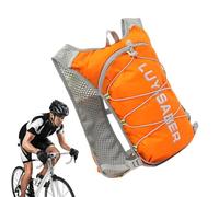 Running Water Backpack - Lightweight Water Backpack, Portable Breathable Padding | Reflective Hiking Backpack with Adjustable Shoulder Strap, Multifunctional Running Hydrating Vest for Cycling, Ar