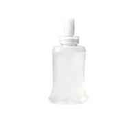 Running Water Bottle | 100ml Foldable TPU Flask, Leakproof Hydration Flask | Squeeze To Drink One-hand Operations, Lightweight Flexible Body, Reusable Eco-friendly, Fits Running Vest Waist Bag