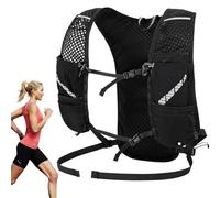 Running Water Vest - Lightweight Insulated Water, Lightweight Reflective Safety Hydration | Running Vest with Adjustable Chest Waist Straps, Cycling Race Outdoor Backpacks Ves