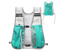 Running Water Vest - Phone Holder Chest Bag Hydration Pack | Lightweight Running Fanny Bag with 500ml Water Bottle Storage Pocket for Men and Women
