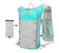 Running Water Vest | Reflective Hiking Hydration Vest - Adjustable Sports Bag with 1.5L Water Bladder Breathable for Outdoor Riding Trekking Camping Cycling Workout Travel Fishing
