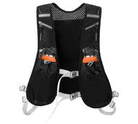 Running Water Vest, Reflective Hydration Pack, Soft Flask Pockets, Cell Phone Holder, Lightweight Breathable Fabric, Ideal for Adventures, Hiking Trails, Mountaineering Excursions