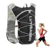 Running Water Vest - Reflective Trail Running Vest,Breathable Pads, Adjustable Shoulder Strap, Lightweight Water Backpack for Cycling, Climbing