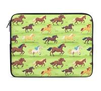 Running Wild Horses Laptop Sleeve Cute Tablet Case Briefcase Carrying Work Bag Purse Pouch 17inch