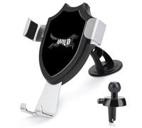 Running Wild Wolf Phone Holder Universal Car Windshield Dashboard Phone Mount