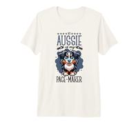 Running with Australian Shepherd Premium T-Shirt