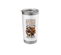 Running with Bouvier des Ardennes Stainless Steel Insulated Tumbler