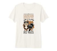 Running with Carpathian Shepherd Dog Premium T-Shirt